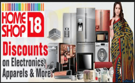 Homeshop18 Coupons & Offers - Upto 83% Off on Women's Clothing May 2018