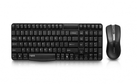 Buy Wireless Keyboard (Rapoo X1800) and Mouse Combo (Black) At Rs 995 Only From Amazon
