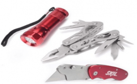 Buy 3 piece Gift Set ( Plier, Knife with tools ) at Rs 630 From Amazon