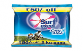 Buy Surf Excel Easy Wash Detergent Powder, 3 kg at Rs 360 Only On Amazon 