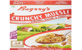 Buy Bagrrys Crunchy Muesli, 200g at Rs 60 from Amazon
