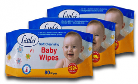 Buy Little's Soft Cleansing Baby Wipes (Pack of 3, 80 Wipes) at Rs 161 from Amazon