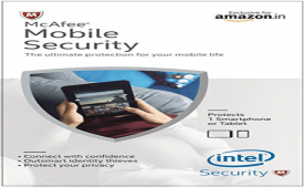 Buy McAfee Mobile Security 1 Device, 1 Year- Product Key just at Rs 86 only From Amazon