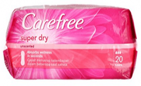 Buy Carefree Super Dry Panty Liners 20 Piece at Rs 81 Amazon