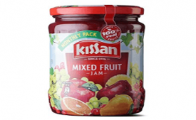 Buy Kissan Mixed Fruit Jam Jar, 700g at Rs 135 from Amazon