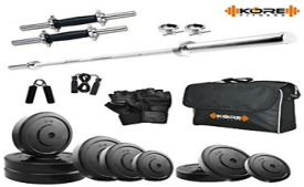 Buy Kore 20KG Combo DD9 Home Gym at Rs 1,749 from Amazon