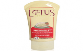 Buy Lotus Herbal Sheamoist Shea Butter and Real Strawberry 24 hour Moisturiser, 60g at Rs 101 from Amazon