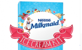 Buy Milkmaid Ice Cream Tin, 400g and Cream, 200ml with Free Recipe Booklet at Rs 117 from Amazon
