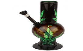 Buy pegs'N'pipes 8 Inches Rasta Acrylic Ice Bong at Rs 268 Only from Amazon
