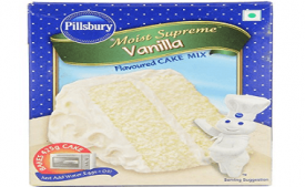 Buy Pillsbury Moist Supreme Flavoured Cake Mix, Vanilla, 225g at Rs 65 from Amazon