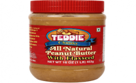 Buy Teddie All Natural Peanut Butter with Flaxseed Chunky, 450g at Rs 449 from Amazon