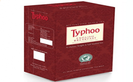 Buy Typhoo English Breakfast Tea, 25 Tea Bags at Rs 100 from Amazon