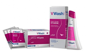 Buy VWash Plus 200ml with 10 Wipes at Rs 220 from Amazon