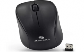 Buy Zebronics Ride Wireless Optical Mouse at Rs 359 from Flipkart