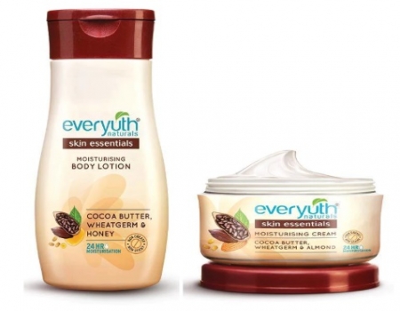 Buy Everyuth Moisturising Lotion 200 ml & Cream 100g with Cocoa Butter, Honey & Wheatgerm just at Rs 63 only From Paytmmall [After Cashback]