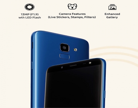 Samsung Galaxy On6 (Blue, 64 GB, 4 GB RAM) flipkart price @ 9,990