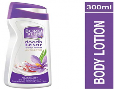 Buy BOROPLUS Doodh Kesar Body Lotion for Normal Skin, 400ml at Rs 130 from Amazon