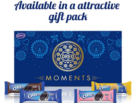 Buy Cadbury Oreo Moments Gift Pack, 600g at Rs 72 from Amazon