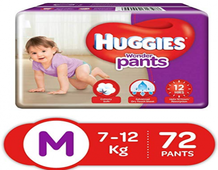 Buy Huggies Wonder Pants, Large Size Diapers Combo Pack of 2, 92 Counts at Rs 699 from Amazon