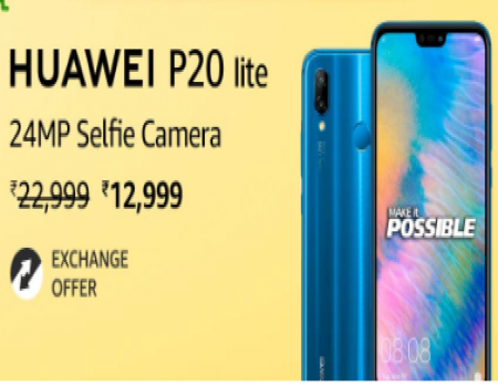 Buy Huawei P20 Pro & P20 Lite Starting Just at Rs 12,999 Only Amazon Great Indian Sale Price, Features, Specifications & Buy Online In India