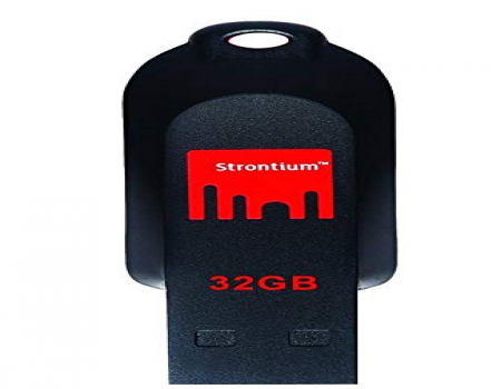 Buy Strontium Pollex 32GB Flash Drive (Black/Red) at Rs 329 Only