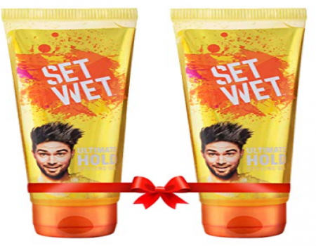 Buy Set Wet Hair Gel 100 ml (Pack of 2) at Rs 100 only from Amazon