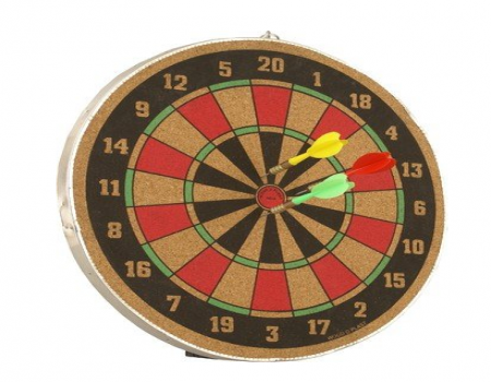 Buy Wood O Plast Dart Board Set 12 inch with 6 Darts at Rs 289 Amazon
