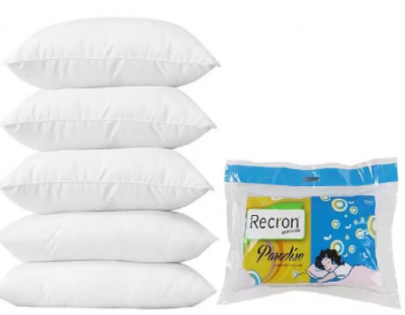 Buy RECRON CERTIFIED Microfibre Solid Sleeping Pillow Pack of 2 at Rs 279 from Flipkart