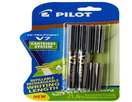 Buy Pilot V7 Liquid Ink Rollerball Pen (Pack of 3) at Rs 101 from Amazon 