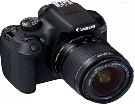 Buy Canon EOS 1300D DSLR Camera Body with Single Lens: EF-S 18-55 IS II (16 GB SD Card + Carry Case) at Rs 21,999 from Flipkart