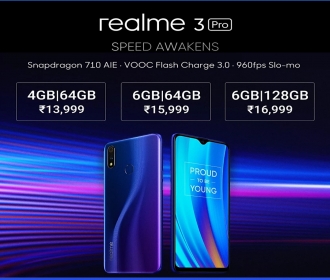 Buy Realme 3 Pro Price @ 9,999, Buy Online, Open Sale Flipkart, Specifications, Extra 10% Instant Discount on ICICI Bank Cards