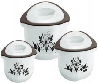 Buy Cello Hot Meal Pack of 3 Thermoware Casserole Set  (500 ml, 850 ml, 1500 ml) at Rs 399 from Flipkart