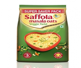 Buy Saffola Masala Oats, Veggie Twist, 1 kg just at Rs 304 only from Amazon