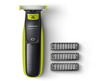 Buy Philips QP2525/10 OneBlade Hybrid Trimmer and Shaver with 3 Trimming Combs (Lime Green) at Rs 1,699 from Amazon