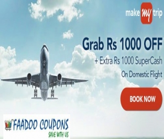 MakeMyTrip Flight Ticket Promo Codes Offers- Get Upto Rs 1700 OFF on Flight Ticket Bookings
