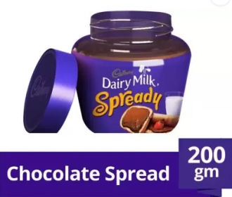 Buy Cadbury Dairy Milk Spready Pack 200 g at Rs 99 from Flipkart