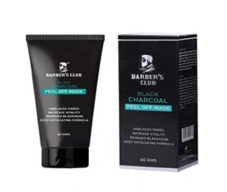 Buy Barber's Club Charcoal Peel off Mask, Skin DeTox, Deep Cleansing & Instant Glow Ultimate Blackhead Remover (60 g) at Rs 166 from Flipkart