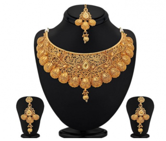 Get Upto 91% OFF on Sukkhi Jewellery Sets for Women (Gold) on Amazon
