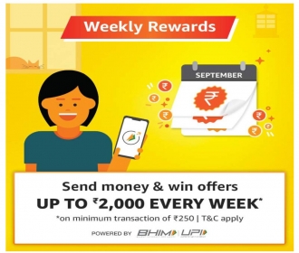 Amazon Send Money Offers: Get 100% Cashback Upto Rs 50 on Money Transfer