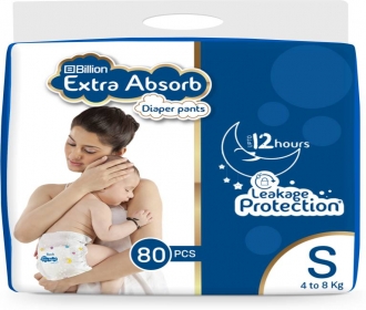 Get Upto 60% OFF on Billion Extra Absorb Diaper Pants, Extra Buy More Save More and Get Extra 10% Discount