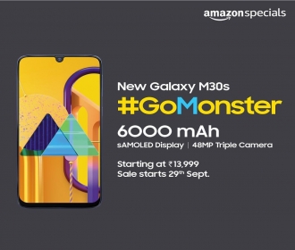 Buy Samsung Galaxy M30s Amazon Price at Rs 12,999, Specifications, Next Sale Date, Buy Online in India