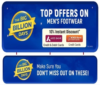 Flipkart Big Billion Days Shoes Offers 