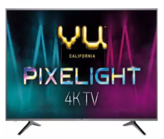 Buy Vu Pixelight 108cm (43 inch) Ultra HD (4K) LED Smart TV (43px) at Rs 21,999 from Flipkart