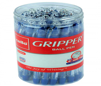 Buy Cello Gripper Ball Pen - 25 pens Jar (Blue) at Rs 109 from Amazon