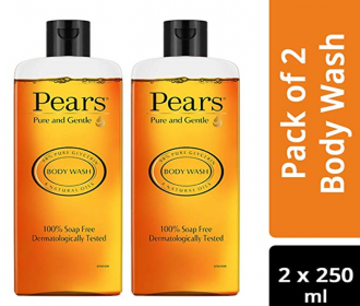 Buy Pears Pure and Gentle Body Wash, 250 ml (Pack of 2) at Rs 130 from Amazon