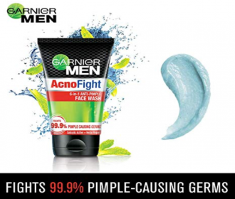 Buy Garnier Men Acno Fight Anti-Pimple Facewash, 100gm at Rs 144 from Amazon