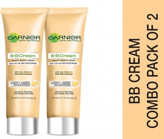 Buy Garnier Skin Naturals BB Cream, 60 gm at Rs 82 from Amazon