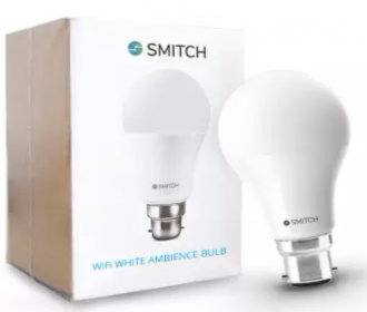 Buy Smitch Wi-Fi White Ambience (6500k) (10W) B22 Base Smart Bulb at Rs 199 from Flipkart