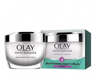 Buy Olay White Radiance Advanced Whitening* Fairness Night Essence Skin Cream Moisturizer, 50g at Rs 499 only from Amazon