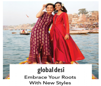 Global Desi Coupons Offers: Get Upto 70% OFF on Entire Clothing, Extra Upto Rs 650 cashback